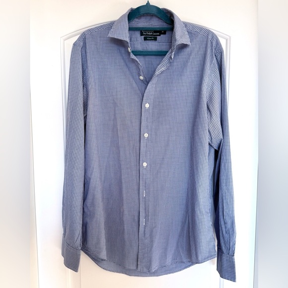 Ralph Lauren Other - Ralph Lauren Polo Custom Fit 100% Cotton Men's Plaid Shirt size Medium